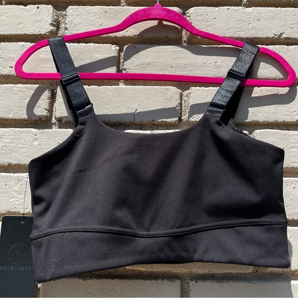 NWT Move Theory Corset Sports Bra in Black - Size Large - Picture 2 of 6